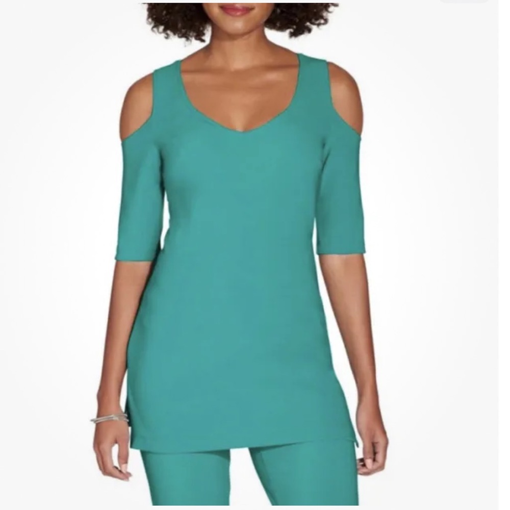 Boston Proper cold Shoulder Top